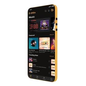 24six 634855558937 Family Player2 Super Thin 64gb Black And Orange Kosher Media Player
