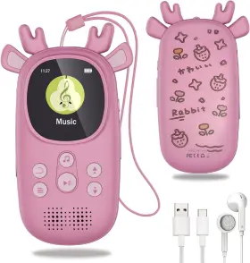 32gb Mp3 Player For Kids 313040277265 Players Cute Reindeer Portable Music Bluetooth Kid