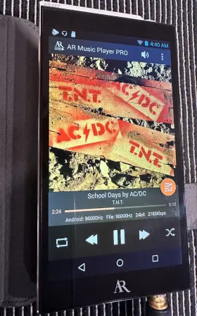 Ar-m2 Acoustic Research Hi-res Digital Audio Player 64gb Dap 200gb Sd Card
