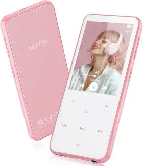 Agptek 313046349379 64gb Mp3 Player With Bluetooth M3 2.4 Inch Music Speaker And