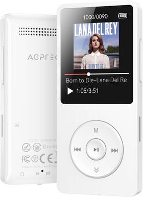 Agptek 313098731788 A02 Mp3 Player With Bluetooth 5.3 1.8 Inch Screen Portable Music