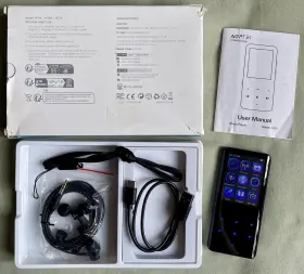 A19pl Agptek 64gb Bluetooth Mp3 Music Player Black