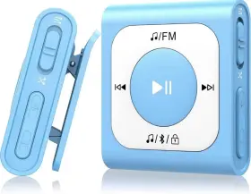 A65x Agptek A65s 64gb Mini Mp3 Player Bluetooth 5.0 Clip-on Design Blue A65x/a65s New