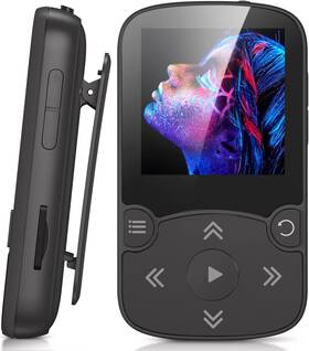 Agptek A65x 64gb Hifi Sound Bluetooth Mp3 Player With Clip Music Voice Recorder And Fm