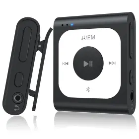 Apmpa53plb-0fus Agptek 64gb Clip Mp3 Player With Bluetooth A53pl Portable Music