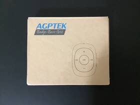 Agptek Mg02bl Badge-basic G02 8gb Mp3 Player With Clip For Sports Blue Compact New