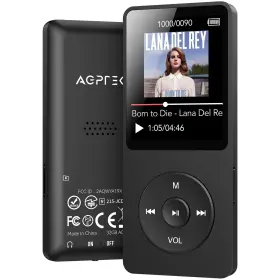 Smpa02 Agptek A02 Mp3 Player With Bluetooth 5.3 1.8 Inch Screen Portable Music
