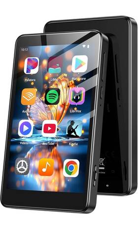 Agptek T08x Mp4/mp3 32gb Mp3 Player With Bluetooth And Wifi 4ftft Android Spotify