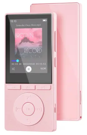 Aiandcc 344106771782 64gb Mp3 Player With Bluetooth 5.3 Music Hifi Sound For Sports R