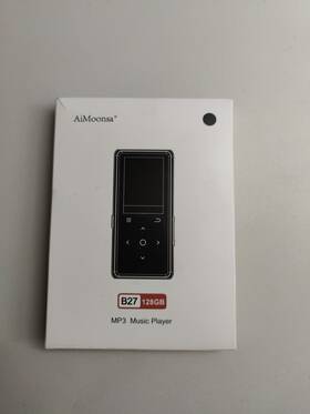 Aimoonsa 059648049792 B27 128gb Mp3 Music Player With Bluetooth Black