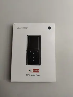 Aimoonsa 059648049792 B27 128gb Mp3 Music Player With Bluetooth Black