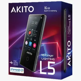 Akito 196271344063 L5 Kosher Mp3 Player - 16gb