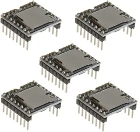 Yx5200 Anmbest Md82 5pcs Dfplayer Mini Mp3 Player Module Voice Decode Board Supporting Tf