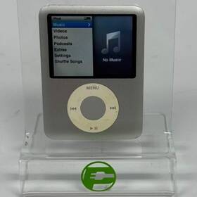 Apple 492411477500 Ipod Nano 3rd Gen 4gb Silver Mb245ll
