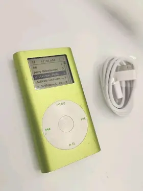 5k62800cs47 Apple Ipod Mini 4gb Green A1051 2005 Works Great Battery Life Not Tested