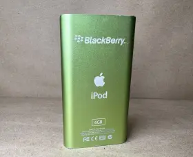 Apple 718908091715 Ipod Mini A1051 6 Gb 2nd Generation Green Blackberry Tm Engraved On Back