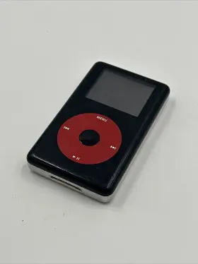 Apple 718908470640 Ipod Classic 4th Generation U2 Edition Black/red 20 Gb Weak Batt #1b