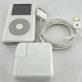 Apple 718908520215 A1059 Ipod Classic 4th Generation Click Wheel With 40gb Charger Bundle