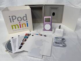 Apple 718908613665 1st Gen. P9435ll/a Ipod Mini 4gb Pink Box Dock Disc Inserts Power Earplugs