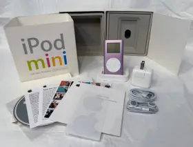 P9435ll Apple 718908613665 1st Gen. P9435ll/a Ipod Mini 4gb Pink Box Dock Disc Inserts Power Earplugs
