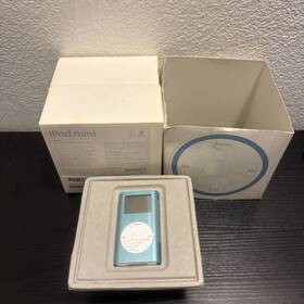Apple 718908613672 Ipod Mini 1st Generation Blue 4 Gb New In Box Never Used Rare