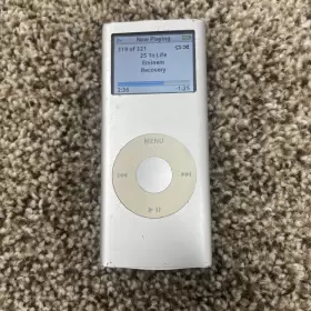 Apple 885909112432 For Parts Read Ipod Nano 2nd Generation Silver 2gb A1199