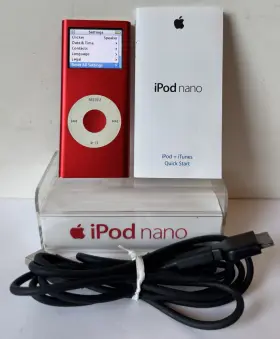 Apple 885909152858 Ipod Nano 2nd Generation Special Edition Red 8gb Tested Personal Engrave