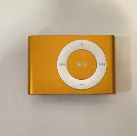 Apple 885909162666 Ipod Shuffle 2nd Generation Orange 1 Gb Works Great