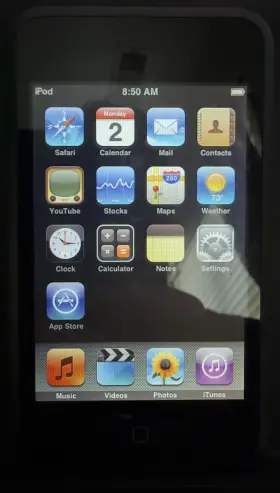 Apple 885909210985 Ipod Touch 1st Gen 32 Gb Black A1213 - Working