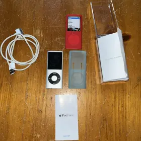 Apple 885909240883 Ipod Nano 4th Generation - Silver 8 Gb Used Tested Working