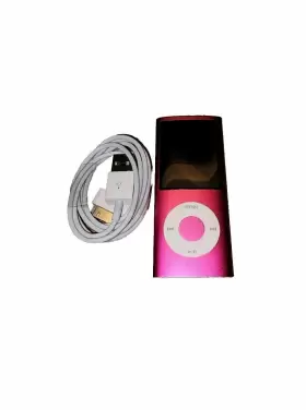 Apple 885909258024 Ipod Nano 4th Generation Pink 8gb Bundle With Charger - See Description