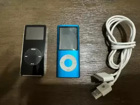 Apple 885909259601 Ipod Nano 1 And 4th Generation Blue Lot Of 2