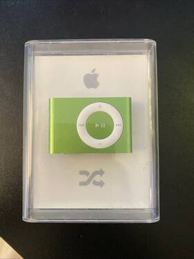 Apple 885909267965 Ipod Shuffle 2nd Generation Green 1gb A1204 Mp3 Player New Factory Sealed