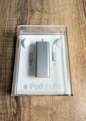 Apple 885909273232 New Open Box Ipod Shuffle 3rd Generation 4gb Silver Mb868ll/b A1271