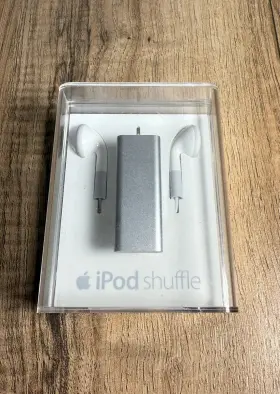 Apple 885909273232 New Open Box Ipod Shuffle 3rd Generation 4gb Silver Mb868ll/b A1271