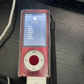 Apple 885909308361 Ipod Nano 5th Generation Red 8 Gb Need New Battery Read Description