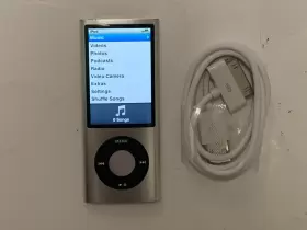 Apple 885909309115 Ipod Nano 5th Generation Silver 16 Gb Bundle Good Condition