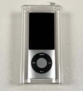 Apple 885909396757 Ipod Nano 5th Generation 16gb Silver Mc064ll/a A1320 Engraved Bad Battery