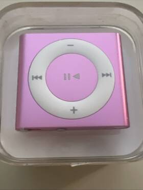 Apple 885909400034 Brand New Ipod Shuffle 4th Generation Pink 2 Gb Model A1373 Engraved