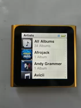 Apple 885909423798 Ipod Nano 6th Generation Orange 8 Gb Tested Nice Free Shipping