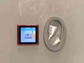 Apple 885909424832 Ipod Nano 6th Generation Red 16 Gb Bundle Excellent Condition