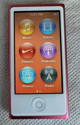 Apple 885909564590 Mint Ipod Nano 7th Generation Pink 16 Gb Tested And Reset