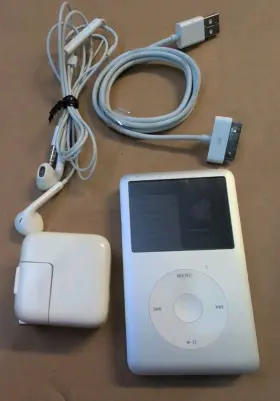 8k749671ymu Apple Ipod Classic 6th Generation Silver 120 Gb A1238
