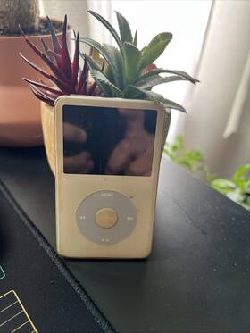 Apple A1136 8k639agv9k Ipod Classic 30gb Click Wheel Mp3 Player Parts Repair Need New Batt
