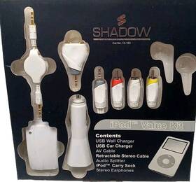 Apple Ipod 040293643225 Vintage Shadow Gizmo Accessories Value Kit. Very Rare