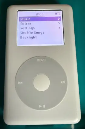 Apple Ipod 129878650374 Classic 4th Generation 20gb White Tested 8 Hour Playback Wolfson Dac