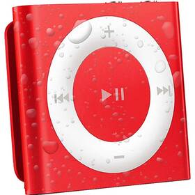 Apple Ipod 184331000929 Swim Audioflood Red Shuffle 4th Generation 2gb Mp3 Player