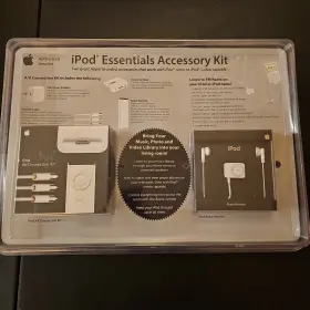 Apple Ipod 400001707548 Rare Sealed Essentials Accessory Kit With Av Connection Kit/radio Remote