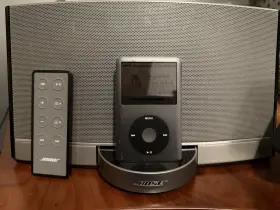 43085 Apple Ipod Classic 120gb Loaded- New Battery Ssd Modded Extras Bose Sounddock