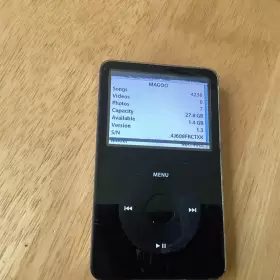 4j608frctxk Apple Ipod Classic A1136 30gb Mp3 Player